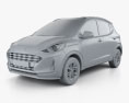 Hyundai i10 Grand Nios 2023 3d model clay render