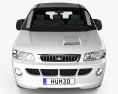 Hyundai H-1 Kastenwagen 2007 3D-Modell Vorderansicht