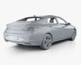 Hyundai Elantra US-spec 2023 3D-Modell