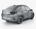 Hyundai Aura 2023 Modello 3D