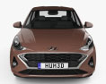 Hyundai Aura 2023 3D模型 正面图