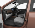 Hyundai Aura з детальним інтер'єром 2023 3D модель seats