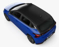 Hyundai i20 2024 Modelo 3D vista superior