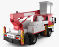 Hyundai Mighty DHT-150ASB Bucket Truck 2022 3D 모델  back view