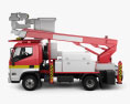 Hyundai Mighty DHT-150ASB Bucket Truck 2022 3d model side view