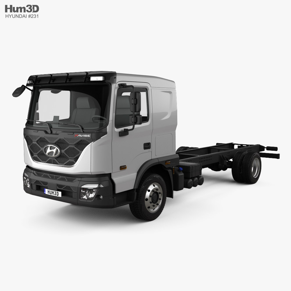 Hyundai Pavise Chassis Truck 2022 3D model