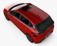 Hyundai i20 Asta 2024 3D 모델  top view