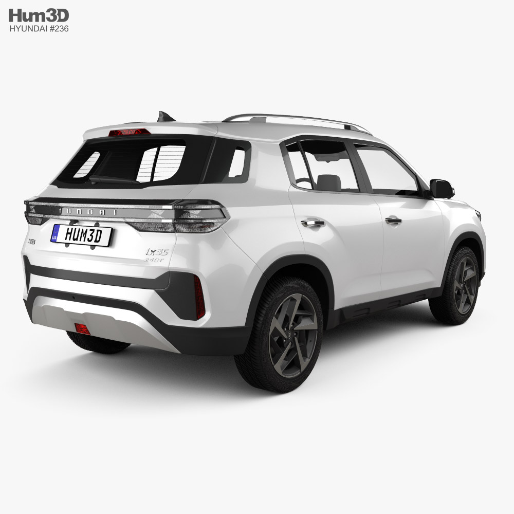 Hyundai ix35 CN-spec 2023 3D model - Download Vehicles on
