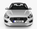 Hyundai Reina 2023 Modelo 3d vista de frente