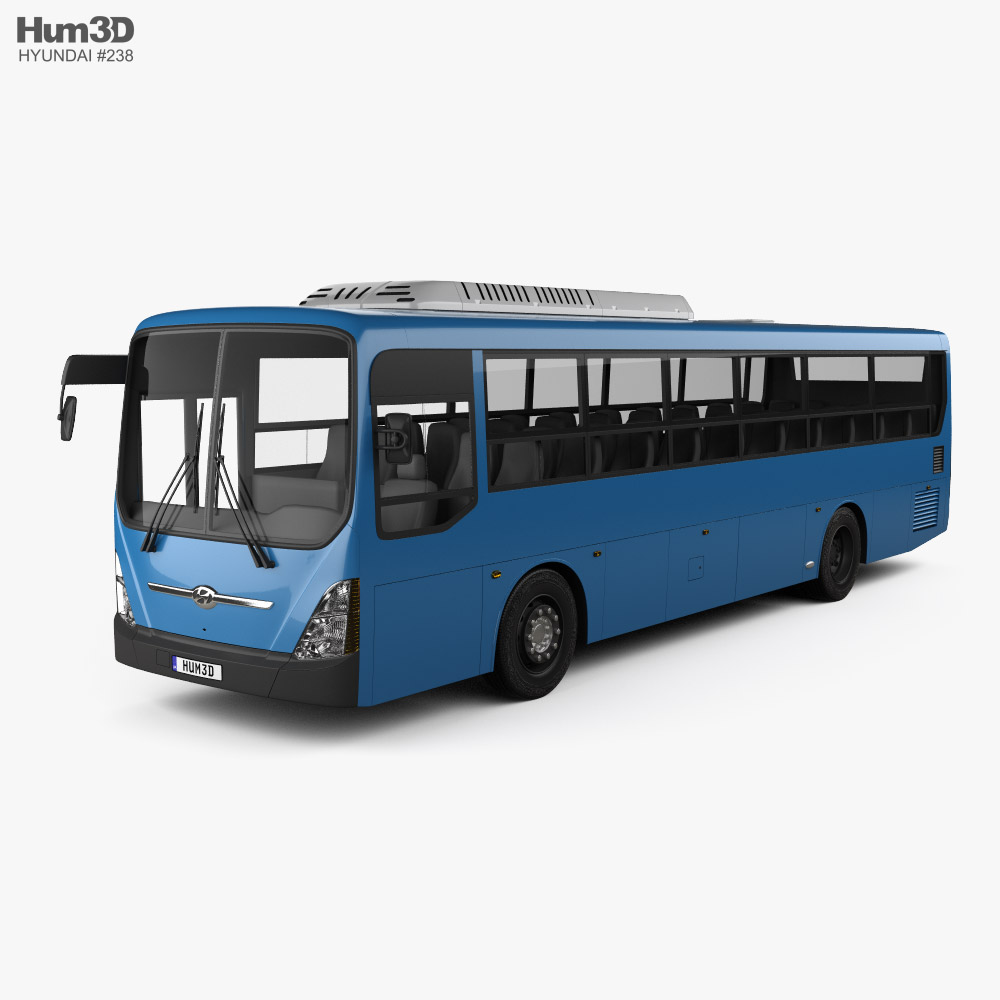 Hyundai Super Aero City bus 2019 3d model