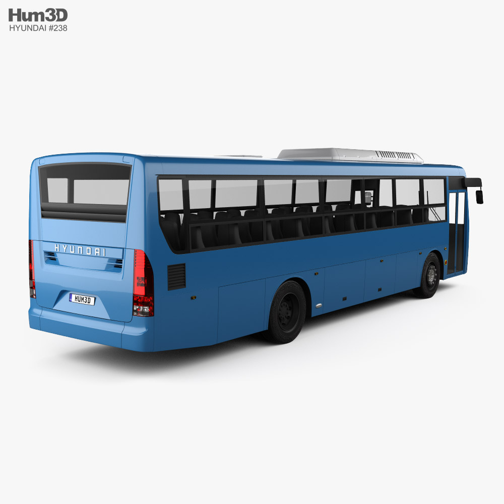 Hyundai Super Aero City Автобус 2019 3D модель - Скачать Автомобили на  3DModels.org