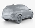 Hyundai Kona N-Line 2023 3D 모델 