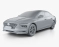Hyundai Mistra 2023 3d model clay render
