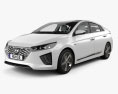 Hyundai Ioniq ハイブリッ HQインテリアと 2022 3Dモデル