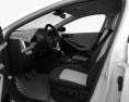 Hyundai Ioniq гібрид з детальним інтер'єром 2022 3D модель seats