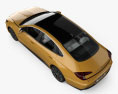Hyundai Sonata 带内饰 和发动机 2014 3D模型 顶视图