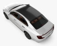 Hyundai Mistra HQインテリアと 2023 3Dモデル top view