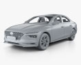 Hyundai Mistra con interior 2023 Modelo 3D clay render