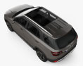 Hyundai Alcazar 2022 3d model top view