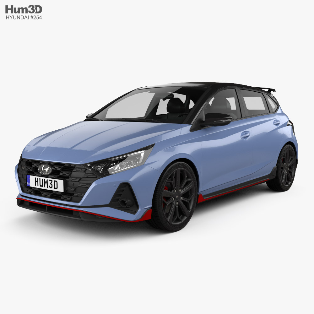 Hyundai i20 N 2022 3D 모델 