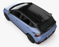 Hyundai i20 N 2024 3D 모델  top view
