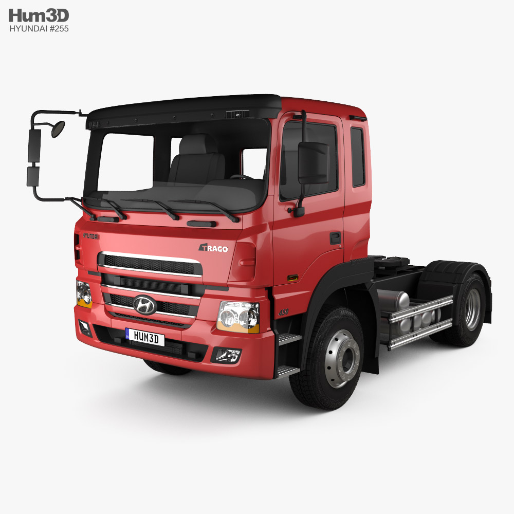 Hyundai Trago Tractor Truck 2-axle 2013 3D model