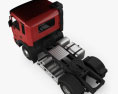 Hyundai Trago Sattelzugmaschine 2-Achser 2013 3D-Modell Draufsicht