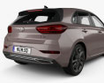 Hyundai i30 hybrid hatchback 2023 3d model