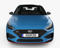 Hyundai i30 N 해치백 2023 3D 모델  front view