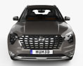 Hyundai Alcazar con interior 2024 Modelo 3D vista frontal