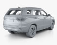 Hyundai Alcazar con interior 2024 Modelo 3D