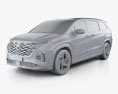 Hyundai Custo 2024 3Dモデル clay render