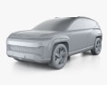 Hyundai Seven 2024 3D 모델  clay render