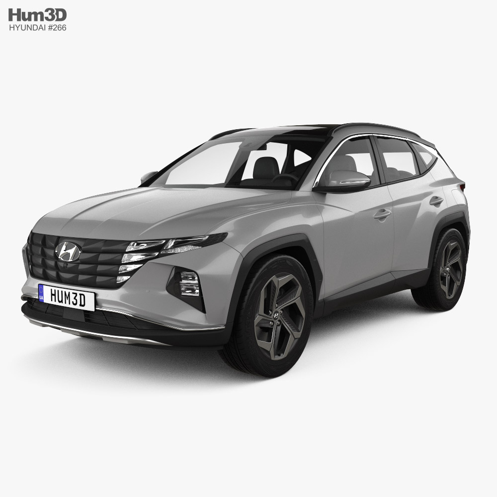 Hyundai Tucson hybrid 2024 3D model
