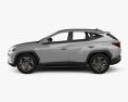 Hyundai Tucson hybrid 2024 3D-Modell Seitenansicht