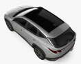Hyundai Tucson híbrido 2024 Modelo 3D vista superior