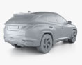 Hyundai Tucson híbrido 2024 Modelo 3D