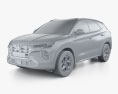 Hyundai Tucson CN-spec 2022 3d model clay render