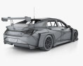 Hyundai Elantra N TCR з детальним інтер'єром 2021 3D модель