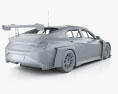 Hyundai Elantra N TCR з детальним інтер'єром 2021 3D модель