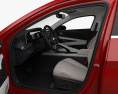 Hyundai Elantra US-spec с детальным интерьером 2023 3D модель seats
