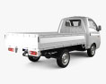 Hyundai HR Flatbed Truck with HQ interior and engine 2016 3d model back view