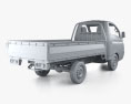 Hyundai HR Flatbed Truck with HQ interior and engine 2016 3d model