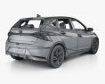 Hyundai i20 Asta с детальным интерьером 2024 3D модель