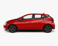 Hyundai i20 Asta with HQ interior 2024 3d model side view