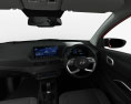 Hyundai i20 Asta con interni 2024 Modello 3D dashboard