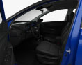 Hyundai i20 with HQ interior 2024 3d model seats