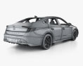 Hyundai Sonata US-spec インテリアと とエンジン 2022 3Dモデル