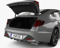 Hyundai Sonata US-spec インテリアと とエンジン 2022 3Dモデル