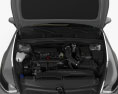 Hyundai Sonata US-spec com interior e motor 2022 Modelo 3d vista de frente